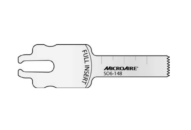 Microaire Surgical Oscillating Blades - BLADE, SAW, OSC, SYST 6, 9MMX34.5MMX0.8MM - SO6-148