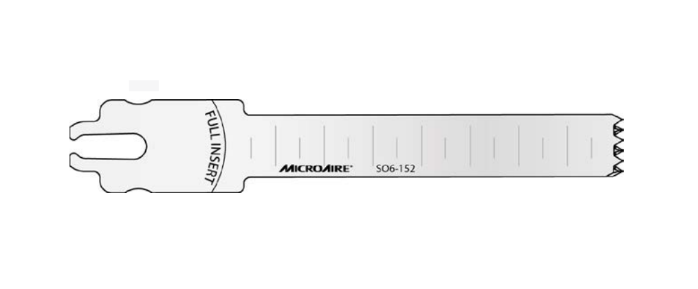 Microaire Surgical Oscillating Blades - BLADE, SAW, OSC, SYST6, 12.5MMX81.5MMX1.19MM - SO6-152