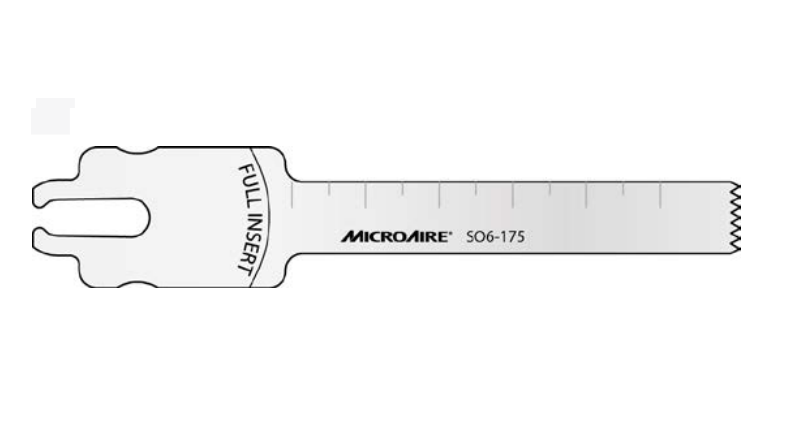 Microaire Surgical Oscillating Blades - BLADE, SAW, OSC, SYST 6, 9.5MMX60.5MMX1MM - SO6-175