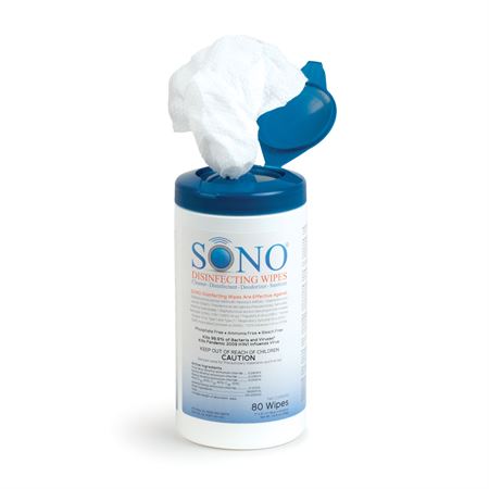 SONO Ultrasound Wipes Flat Pack - 7" x 10" - 50/pk