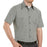 Vf Workwear-Div / Vf Imagewear (W) Short Sleeve Patterned Industrial Work Shirts - Unisex 65% Poly/35% Cotton Short-Sleeve Work Shirt with Stripe, Hunter Khaki, Size 4XL - SP20HK4XL