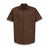 Vf Workwear-Div / Vf Imagewear (W) Short Sleeve Industrial Solid Work Shirts - Men's Short-Sleeve Industrial Solid Work Shirt, 65% Polyester/35% Cotton, Chocolate Brown, Size 3XL - SP24CB3XL