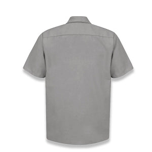 Vf Workwear-Div / Vf Imagewear (W) Short Sleeve Industrial Solid Work Shirts - Men's Short-Sleeve Industrial Solid Work Shirt, 65% Polyester/35% Cotton, Light Gray, Size 3XL - SP24LA3XL