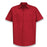 Vf Workwear-Div / Vf Imagewear (W) Short Sleeve Industrial Solid Work Shirts - Men's Short-Sleeve Industrial Solid Work Shirt, 65% Polyester/35% Cotton, Red, Size 3XL Tall - SP24RD-SSL-3XL