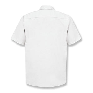 Vf Workwear-Div / Vf Imagewear (W) Short Sleeve Industrial Solid Work Shirts - Men's Short-Sleeve Industrial Solid Work Shirt, 65% Polyester/35% Cotton, White, Size 3XL - SP24WH3XL