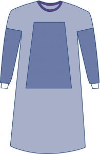 Medline Sirus Nonsterile Fabric-Reinforced Gowns - Sirus Fabric-Reinforced Gown, Size 2XL - SPT-2103SMSCS