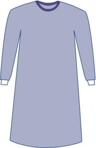 Medline Non-Sterile Non-Reinforced Aurora Surgical Gowns - Aurora Nonreinforced Gown, Size 2XL - SPT-2703CS