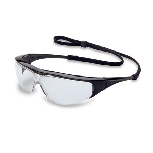 Sperian Protection Millennia Glasses - Uvex Millennia Safety Glasses with Ultra-dura Anti-Scratch Clear Lens and Black Frame - 11150350