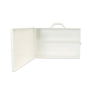 Sperian Protection Empty Metal First Aid Cabinets - Empty Metal First Aid Cabinet with 2 Shelves - 34140EF