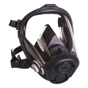 Honeywell RU6500 Full Facepiece - Full-Face Head Harness Respirator Mask, 5 Pt, Medium - RU65001M