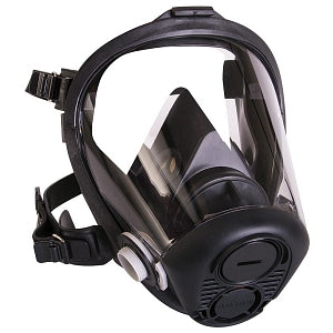 Honeywell RU6500 Full Facepiece - Full-Face Head Harness Respirator Mask, 5 Pt, Medium - RU65001M