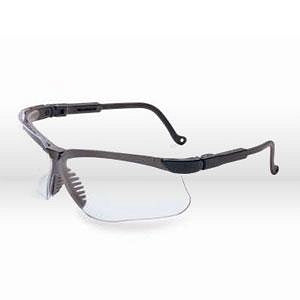 Sperian Protection Uvex Genesis Glasses - Uvex Genesis Safety Glasses with Dura-streme Clear Lens and Black Frame - S3200D