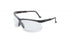 Sperian Protection Uvex Genesis Glasses - Uvex Genesis Safety Glasses with Ultra-dura Anti-Scratch Clear Lens and Black Frame - S3200