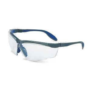 Sperian Protection Uvex Genesis X2 Glasses - Ultra-Dura Glasses, Silver and Navy Frame - S3500