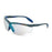 Sperian Protection Uvex Genesis X2 Glasses - Genesis X2 Glasses, Silver and Navy Frame - S3504