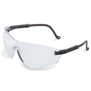 Sperian Protection Falcon Glasses - Uvex Falcon Safety Glasses with Black Frame and Uvextreme Anti-Fog Clear Lens - S4500X