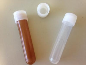 Starplex Scientific PP Round Bottom 7ml Tube - CAPS, SCREW, FOR AMBER AND CLEAR VIALS - V072-CO