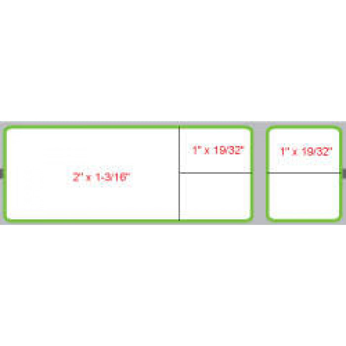 Label Misys/Sunquest Direct Thermal Paper Permanent 1 1/2" Core 4 1/8" X 1 3/16" Green 1200 Per Roll, 8 Rolls Per Case