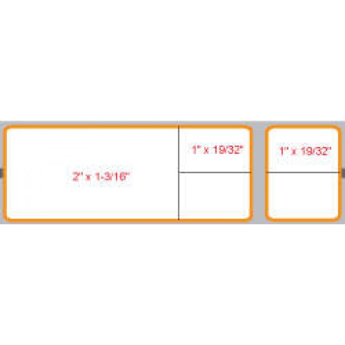 Label Misys/Sunquest Direct Thermal Paper Permanent 1 1/2" Core 4 1/8" X 1 3/16" Orange 1200 Per Roll, 8 Rolls Per Case