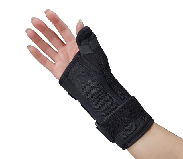 Black Foam Wrist & Thumb Splints by S2S Global