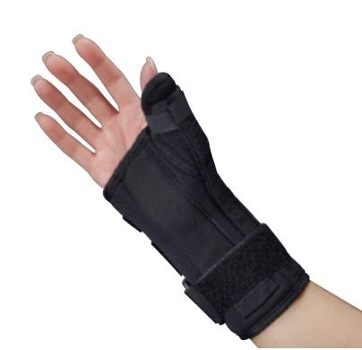 Black Foam Wrist & Thumb Splints by S2S Global