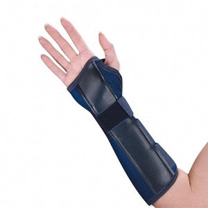 S2s Global Canvas Wrist and Forearm Splint - 11" Blue Canvas Wrist and Forearm Splint, Left, Size L - 1131LLPP