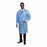 S2S Global PremierPro Disposable Lab Coats - PremierPro Disposable Lab Coat, SMS, Knit Collar and Cuffs, Blue, Size XL - 26125