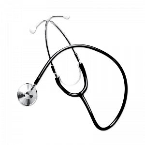 S2S Global Single-head Stethoscopes - Single Head Stethoscope, Black - 6310