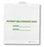 S2S Global Patient Belongings Bags - Patient Belongings Bag, Drawstring, White, 18" x 20" - 6717