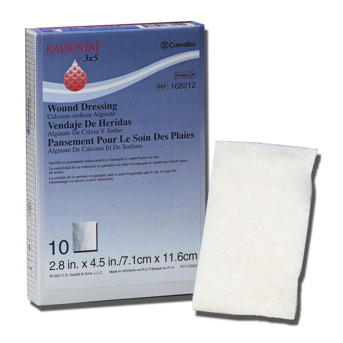 Convatec KALTOSTAT Alginate Dressings - DRESSING, ALGINATE, WOUND, KALTOSTAT, 2"X2" - 168210