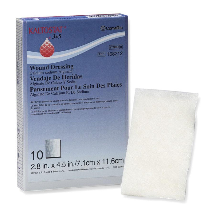 Convatec KALTOSTAT Alginate Dressings - DRESSING, WOUND, ALGINATE, 4X8" - 168214