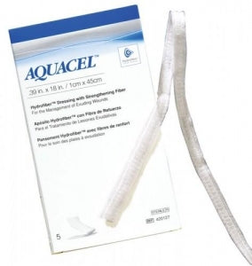 Convatec AQUACEL Hydrofiber Dressings - Aquacel Hydrofiber Dressing Rope, 3/4 x 18" - 403770