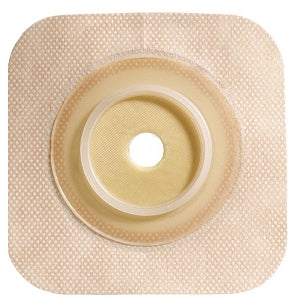 Convatec SUR-FIT Natura Durahesive Flexible Skin Barriers - Sur-Fit Natura Durahesive Skin Barrier, Cut to Fit, 4" x 4", 1-3/4" Flange, 1-to 1-1/4" Stoma - 413164