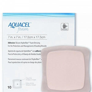 Convatec Aquacel Adhesive Foam Dressings - Aquacel Foam Adhesive Dressing, Heel, 8" x 5.5" - 420625