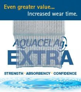 ConvaTec AQUACEL Ag Extra Hydrofiber Wound Dressing - Aquacel Ag Extra Hydrofiber Wound Dressing, 4" x 5" - 420677