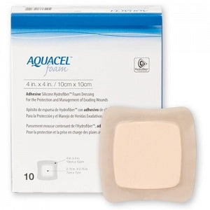 Convatec AQUACEL Foam Dressing Non-Adhesive - Aquacel Foam Adhesive Dressing, 3" x 3" - 420804