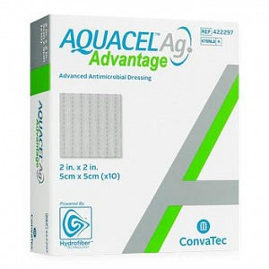 Convatec Advantage Hydrofiber Dressings - Advantage Hydrofiber Dressing, 2" x 2" - 422297