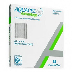 Convatec Advantage Hydrofiber Dressings - Advantage Hydrofiber Dressing, 4" x 5" - 422299