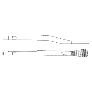 Medline ReNewal Reprocessed Stryker Bits, Burrs & Blades - SR-51-083 @LG TEAR CROSS CUT RASP 14MM X - SR51083RH