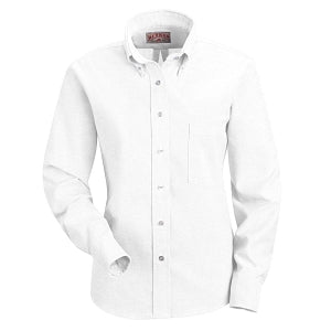 Vf Workwear-Div / Vf Imagewear (W) Ladies Executive Button Down Shirts - Women's White Oxford Dress Shirt, 60% Cotton/40% Polyester, 1 - SR71WH10