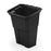 Medline Co-Label Utility Cart Accessories - WASTE BIN, 12 X 17 X 22, BLACK - BIN1722