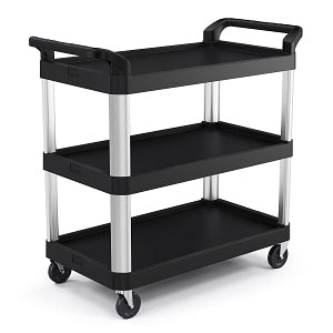 Medline Co-Label Three-Shelf Serving Carts - Restaurant Service Cart, 3 Shelf, 20" x 40" - RC2040