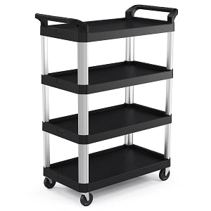 Medline Co-Label Four-Shelf Serving Cart - RESTAURANT / SERVICE CART - 4 SHELF 20X40 - RC4S2040