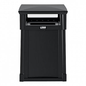 Suncast Outdoor Trash Cans - TRASH CAN, OUTDOOR, 35GAL, BLK RESIN - RMCC3501NRB