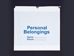 Star Poly Bag Patient Belonging and Valuables Bags - Patient Belonging Bag, 20" x 20", Disposable - S19192