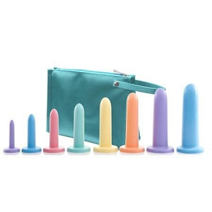 Soul Source Silicone Vaginal Dilators - Silicone Vaginal Dilator Full Set, Sizes 1-8 - SV-FULL