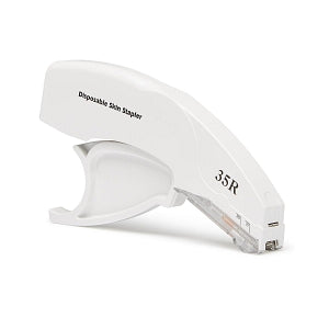 Medline Disposable Surgical Skin Stapler - Disposable Skin Stapler with Counter, Sterile, 35 Regular Staples - STAPLER35RB