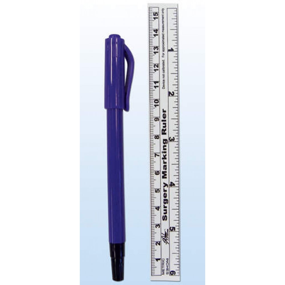 Permanent Black Marker On The Other End Flexible 6"/15Cm Ruler