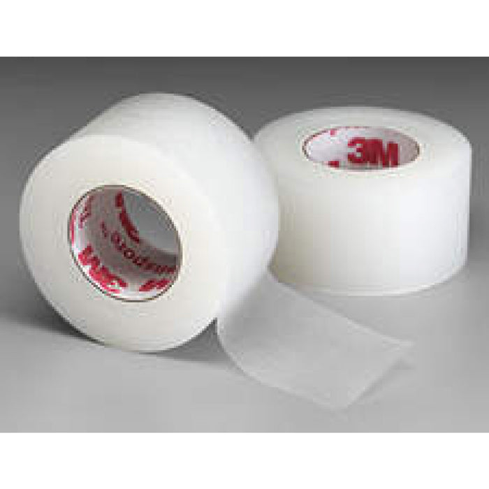 3M Transpore Tape Transparent, Perforated Plastic Tape That Tears Easily, Works Reliably Securing Tubing And Devices (E.G., Catheters, Iv Tubing) 12/Box