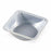 Globe Scientific Square Plastic Anti-Static Weighing Dishes - Weigh Boats, 100 mL, White - 3621